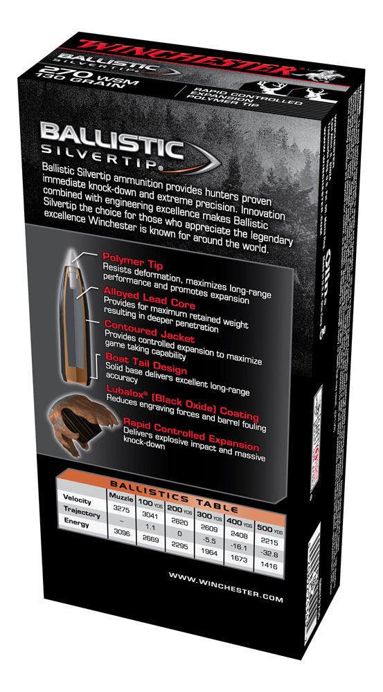 Pine Rivers Gun Shop. WINCHESTER SUPREME 270WSM 130GR BST