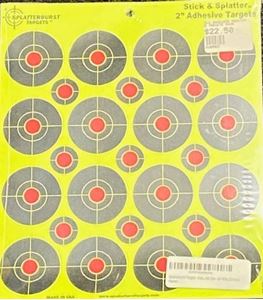 Picture of 2" ADHESIVE TARGETS - 25 SHEETS