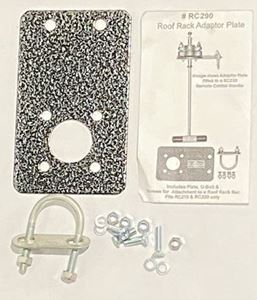 Picture of ROOF RACK ADAPTOR PLATE (BRACKET ONLY) FOR SPOTLIGHT HANDLE. DAPPLED